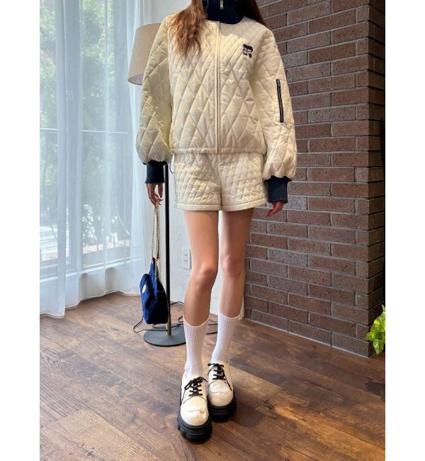 EVRIS「ワンポイントキルティングショートパンツ【セットアップ着用可能】」|その他|