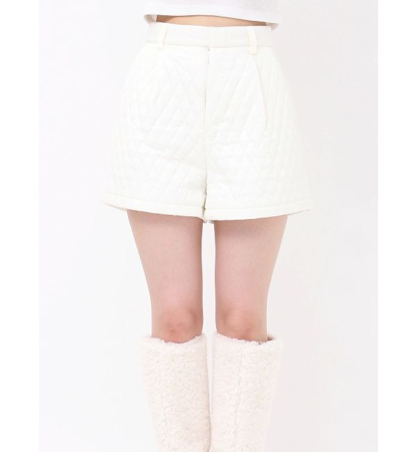 EVRIS「ワンポイントキルティングショートパンツ【セットアップ着用可能】」|その他|