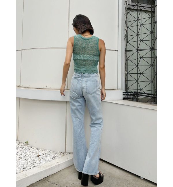 EVRIS「embroidery shineeデニムパンツ」|デニム|