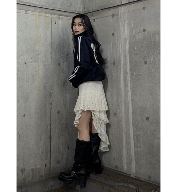 EVRIS「ティアードレースミニスカート」|スカート|