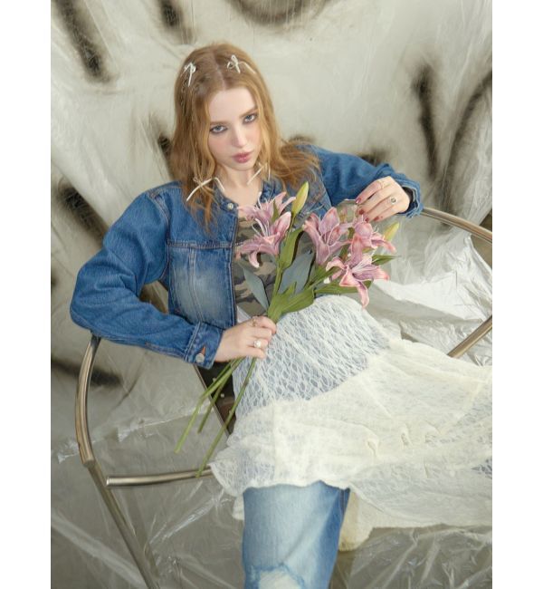 EVRIS「ティアードレースミニスカート」|スカート|