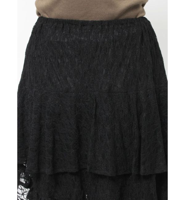 EVRIS「ティアードレースミニスカート」|スカート|