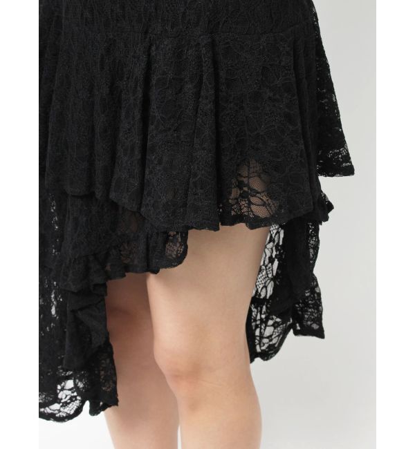 EVRIS「ティアードレースミニスカート」|スカート|