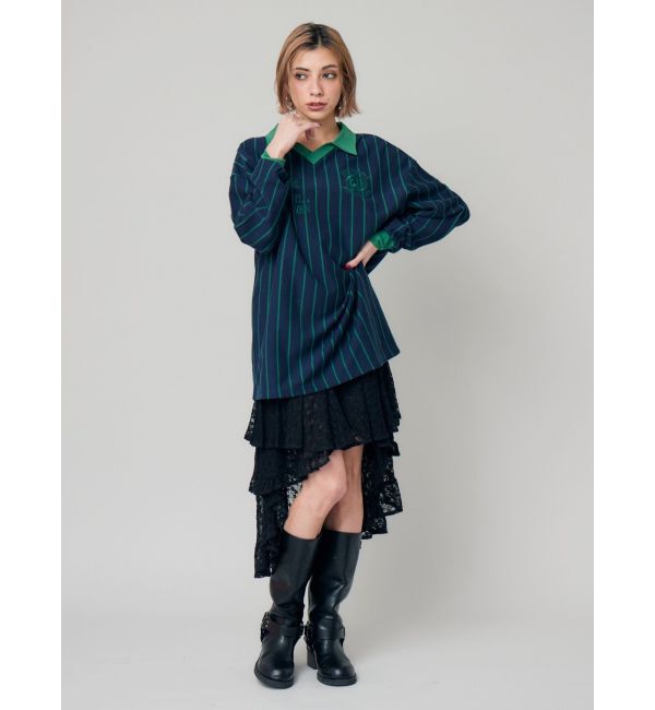 EVRIS「ティアードレースミニスカート」|スカート|