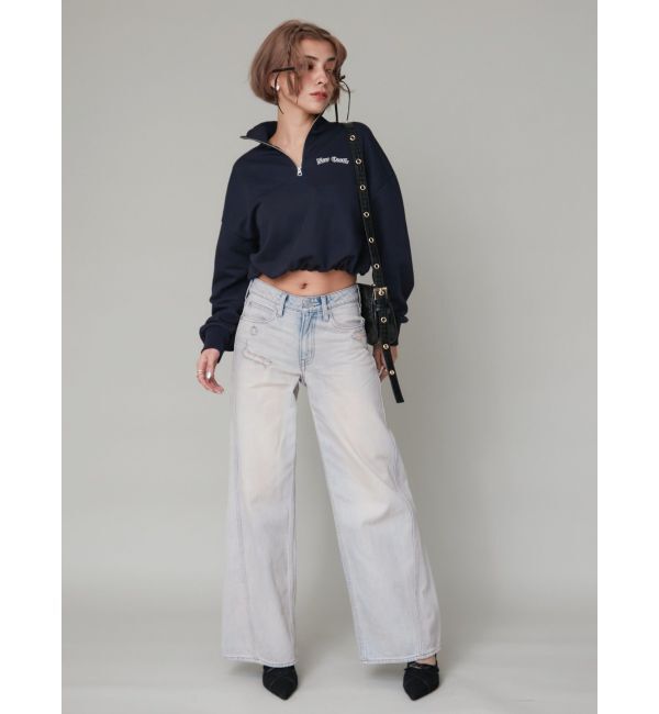 EVRIS「ヴィンテージワイドデニムパンツ」|デニム|