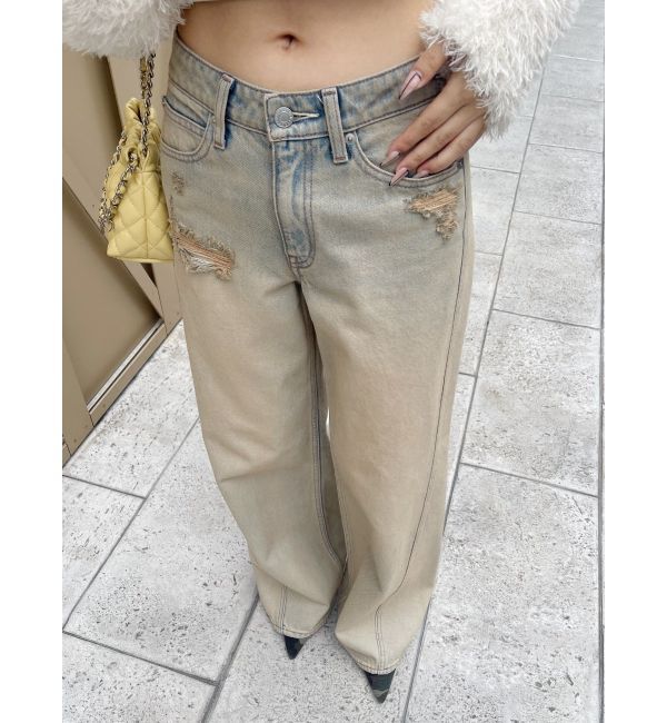 EVRIS「ヴィンテージワイドデニムパンツ」|デニム|