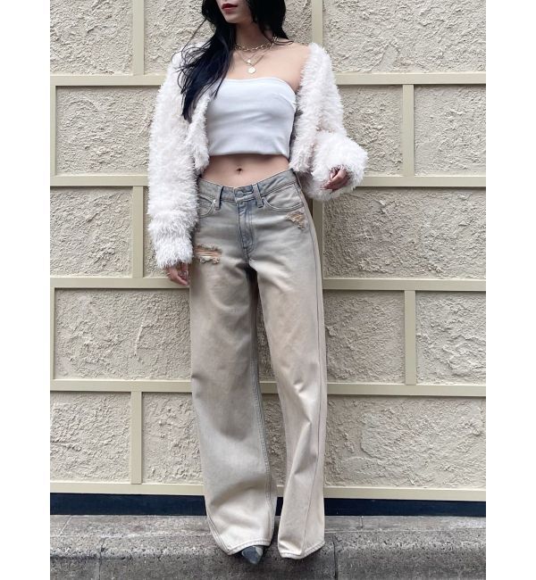 EVRIS「ヴィンテージワイドデニムパンツ」|デニム|