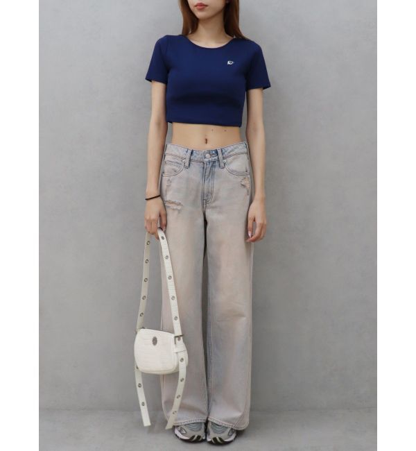 EVRIS「ヴィンテージワイドデニムパンツ」|デニム|