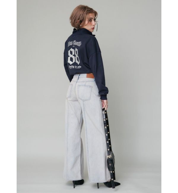 EVRIS「ヴィンテージワイドデニムパンツ」|デニム|