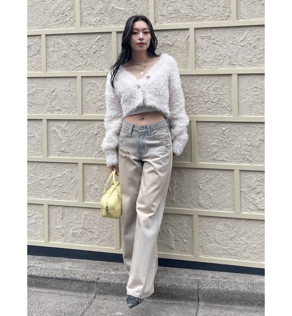 EVRIS「ヴィンテージワイドデニムパンツ」|デニム|