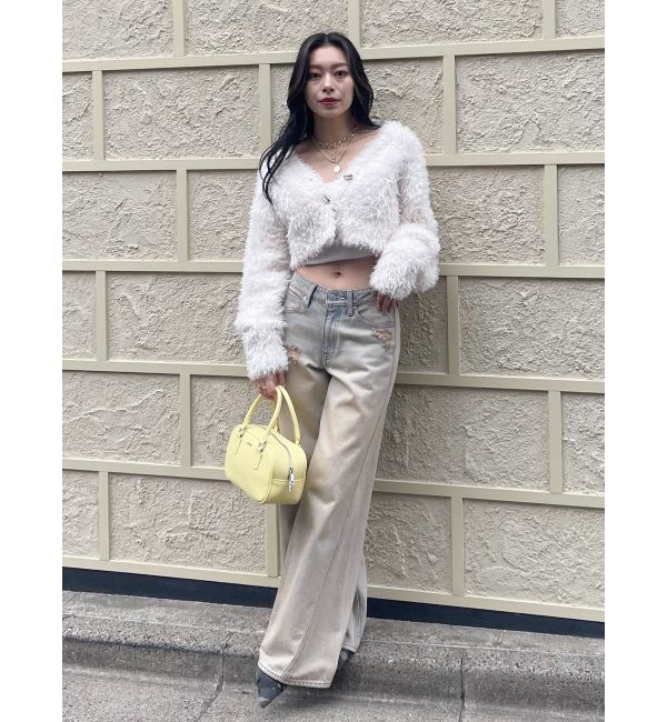 EVRIS「ヴィンテージワイドデニムパンツ」|デニム|