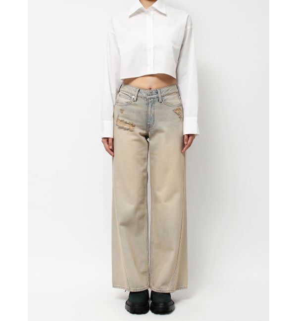 EVRIS「ヴィンテージワイドデニムパンツ」|デニム|