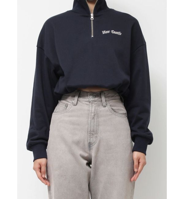 EVRIS「ナンバリングハーフZIPスウェットトップス」|スウェット・ジャージ|