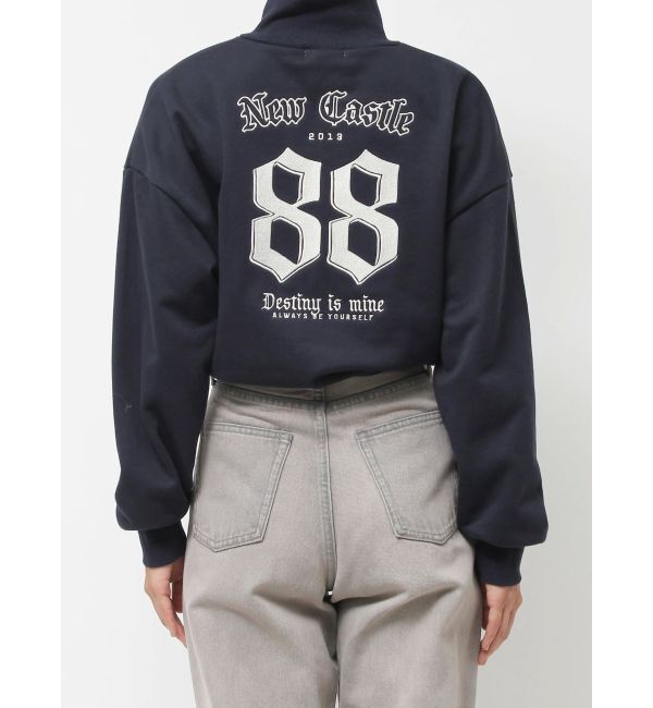 EVRIS「ナンバリングハーフZIPスウェットトップス」|スウェット・ジャージ|