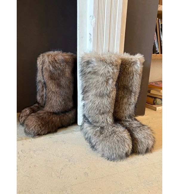 EVRIS「ファイクファーモンスターブーツ」|ロングブーツ|