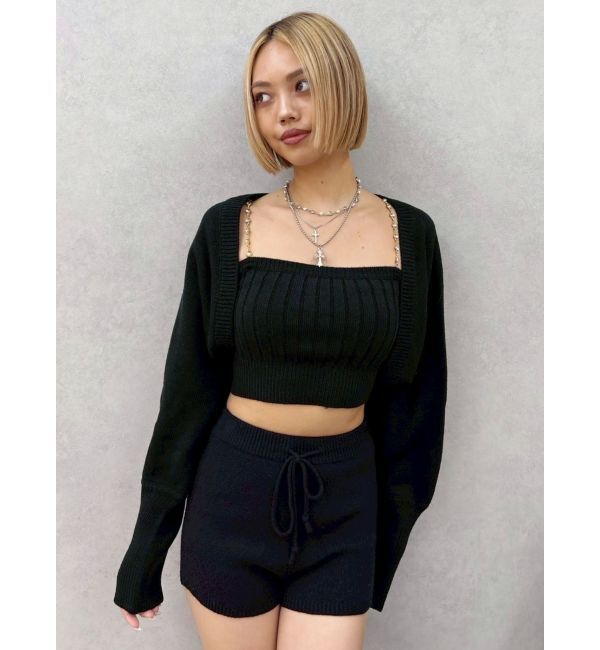 EVRIS「ビジューアンサンブルニットトップス」|ニット・セーター|