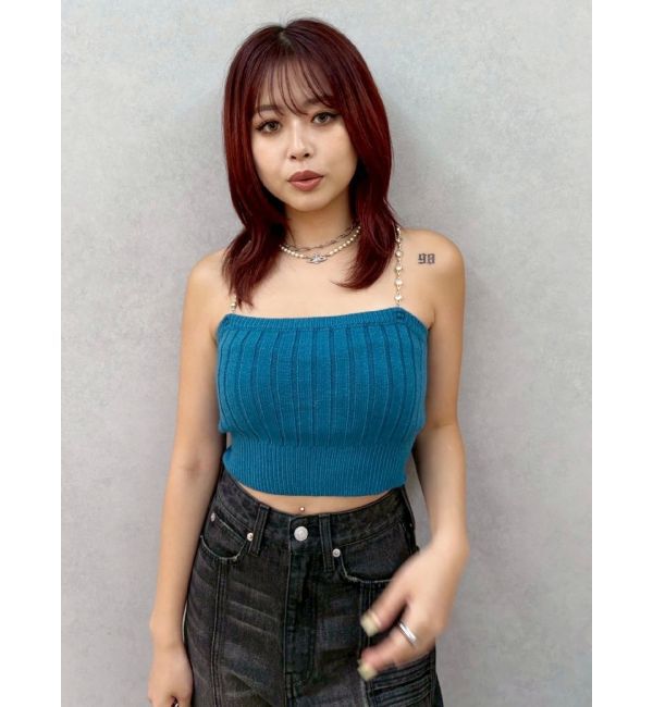 EVRIS「ビジューアンサンブルニットトップス」|ニット・セーター|