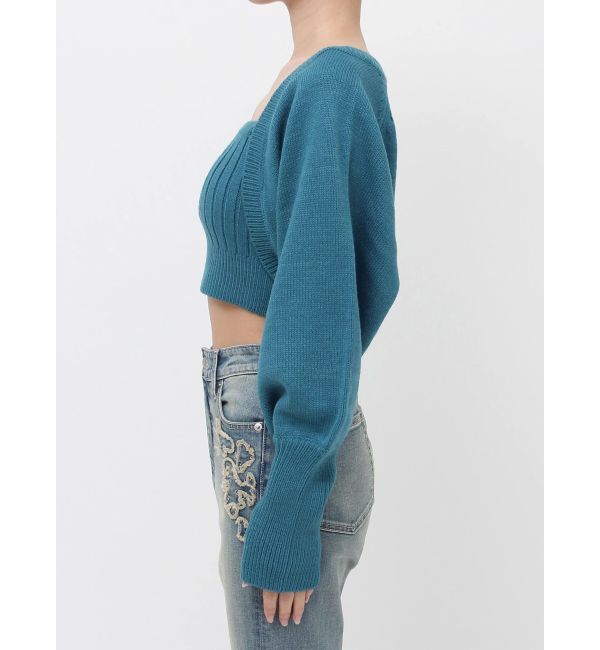 EVRIS「ビジューアンサンブルニットトップス」|ニット・セーター|