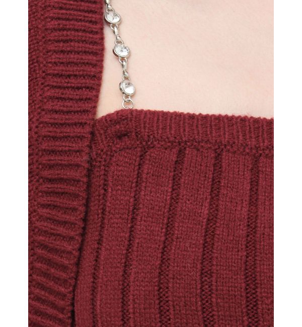 EVRIS「ビジューアンサンブルニットトップス」|ニット・セーター|