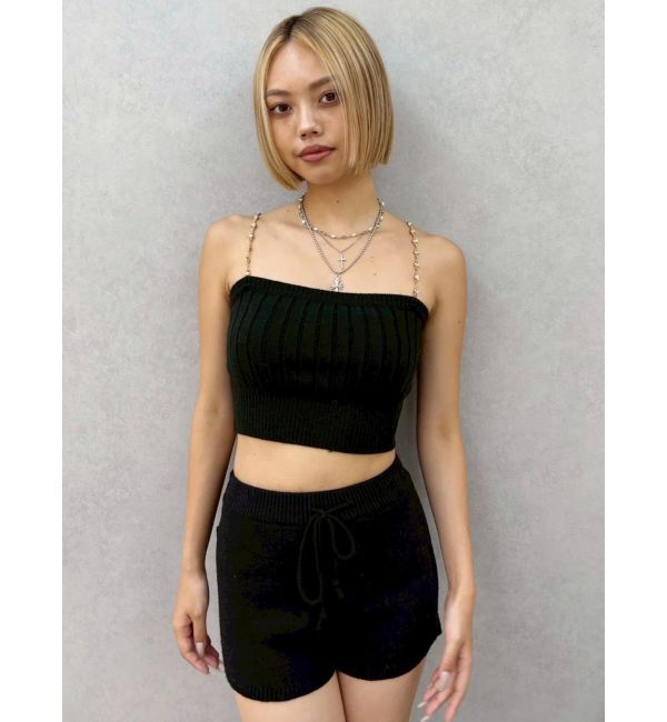 EVRIS「ビジューアンサンブルニットトップス」|ニット・セーター|