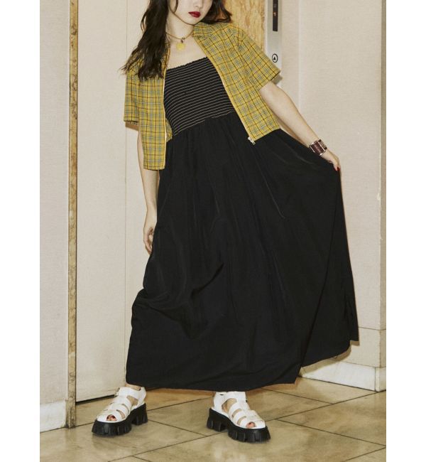 jouetie「シャーリングマキシワンピース」|ワンピース|