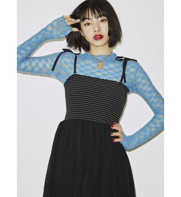 jouetie「シャーリングマキシワンピース」|ワンピース|