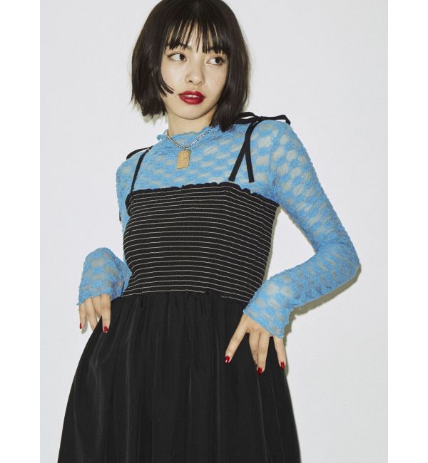 jouetie「シャーリングマキシワンピース」|ワンピース|