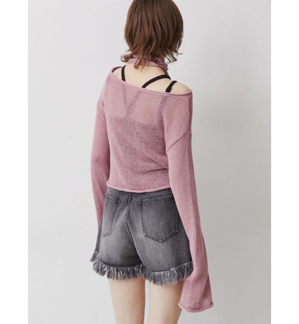 jouetie「ダメージデニムショートパンツ」|デニム|