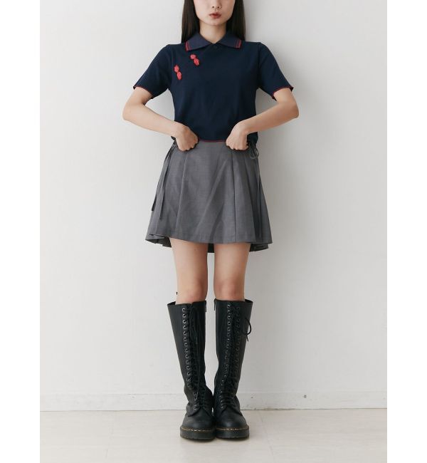 jouetie「チャイナポロトップス」|ポロシャツ|