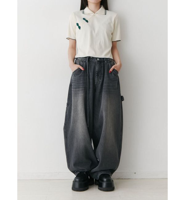 jouetie「チャイナポロトップス」|ポロシャツ|