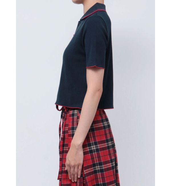 jouetie「チャイナポロトップス」|ポロシャツ|