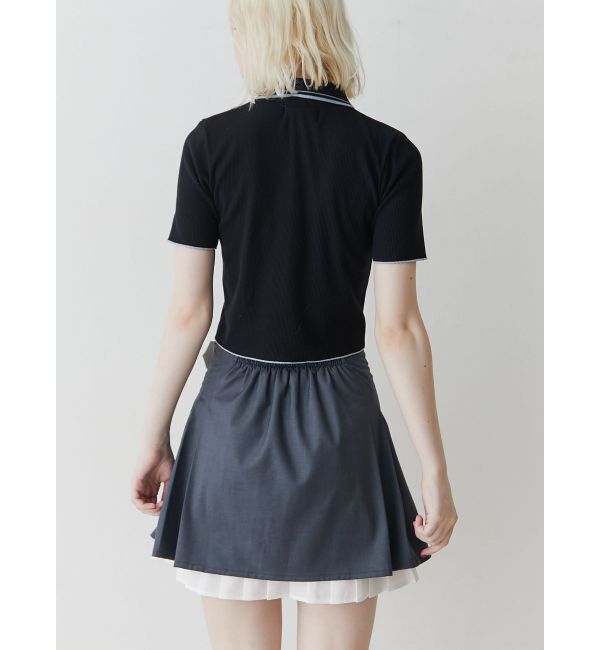 jouetie「チャイナポロトップス」|ポロシャツ|