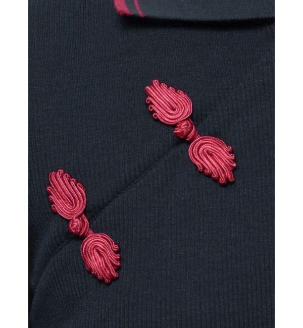 jouetie「チャイナポロトップス」|ポロシャツ|