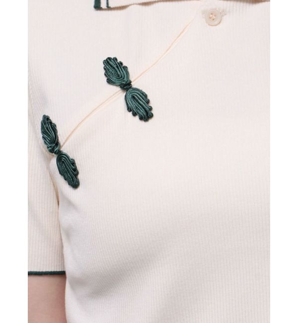 jouetie「チャイナポロトップス」|ポロシャツ|