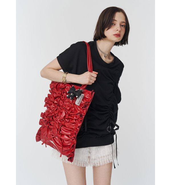 jouetie「リボンギャザートートBAG」|トートバッグ|