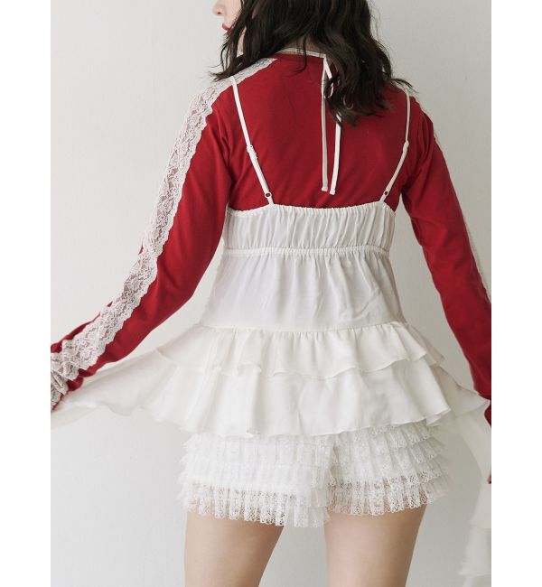 jouetie「ドレープフリルランジェリーキャミ」|キャミソール|