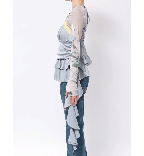 jouetie「ドレープフリルランジェリーキャミ」|キャミソール|