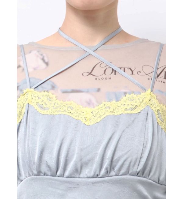 jouetie「ドレープフリルランジェリーキャミ」|キャミソール|