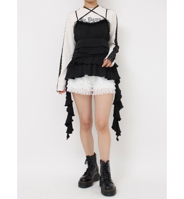 jouetie「ドレープフリルランジェリーキャミ」|キャミソール|