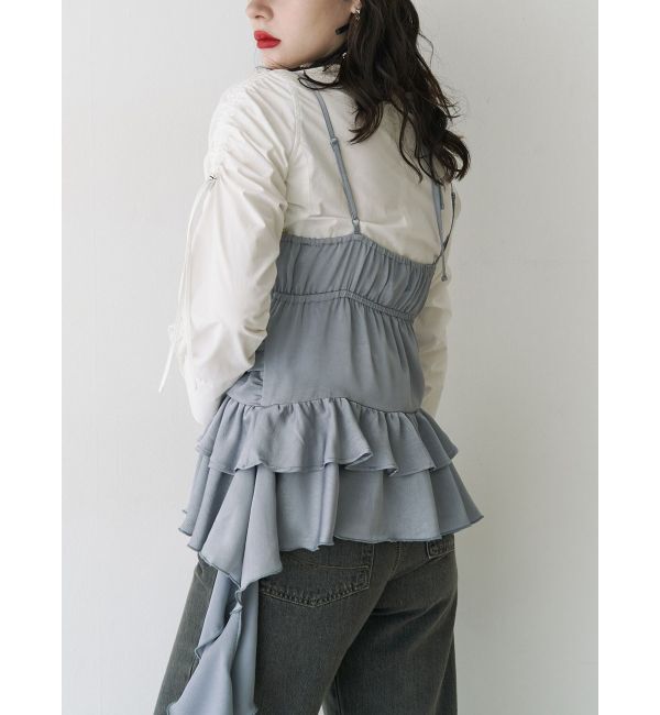 jouetie「ドレープフリルランジェリーキャミ」|キャミソール|