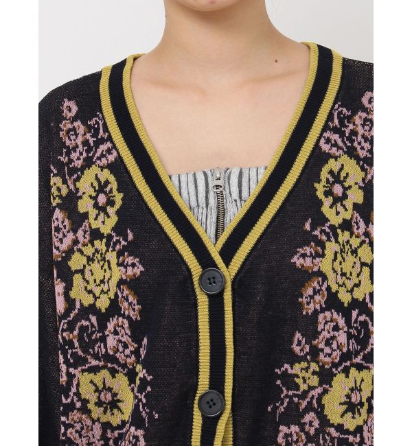 jouetie「ウエスタンライクジャガードルーズカーデ」|カーディガン|