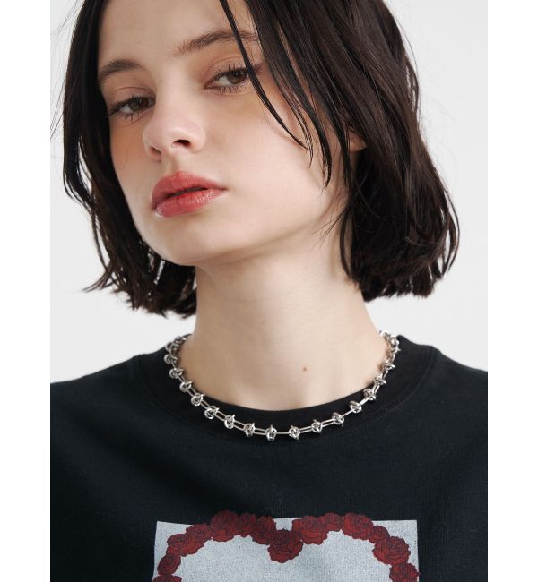 jouetie「ワイヤーライクチェーンチョーカー」|ネックレス|
