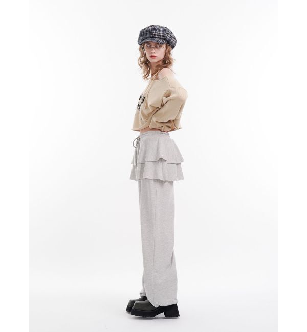 jouetie「スカートレイヤードスウェットパンツ」|その他|