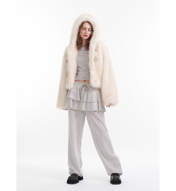 jouetie「スカートレイヤードスウェットパンツ」|その他|