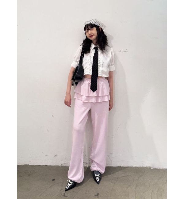 jouetie「スカートレイヤードスウェットパンツ」|その他|