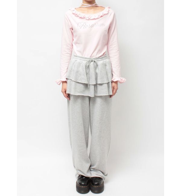 jouetie「スカートレイヤードスウェットパンツ」|その他|