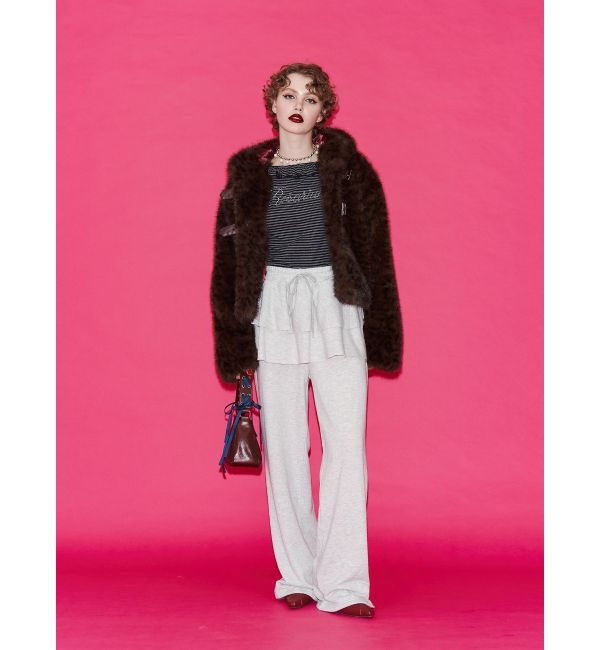 jouetie「スカートレイヤードスウェットパンツ」|その他|