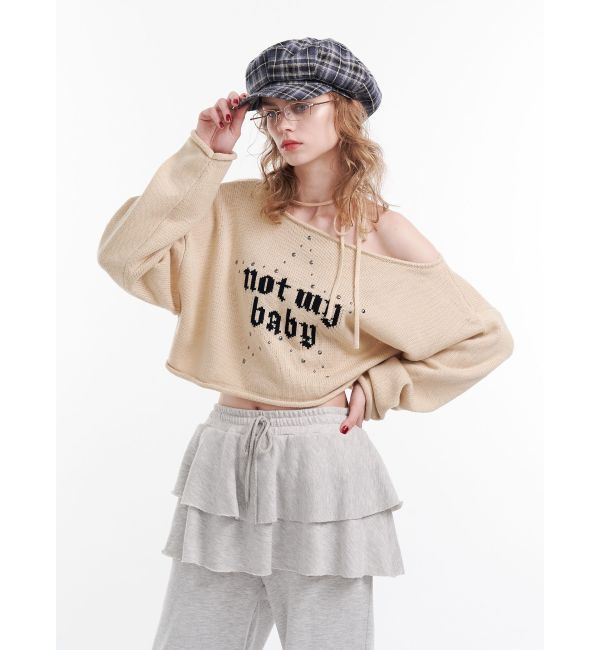 jouetie「スカートレイヤードスウェットパンツ」|その他|