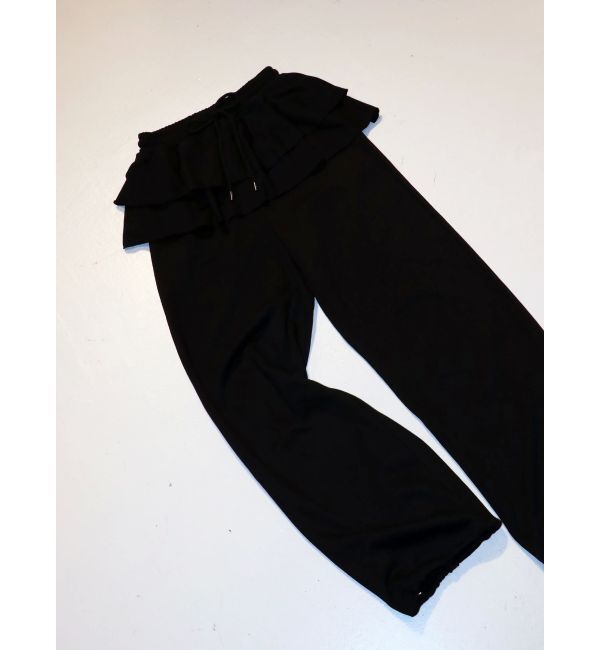 jouetie「スカートレイヤードスウェットパンツ」|その他|ブラック