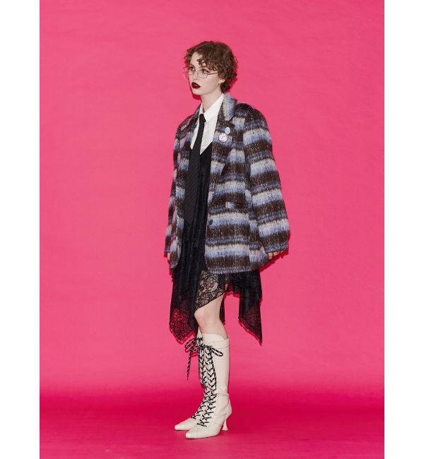 jouetie「ボクシングレースアップブーツ」|ロングブーツ|